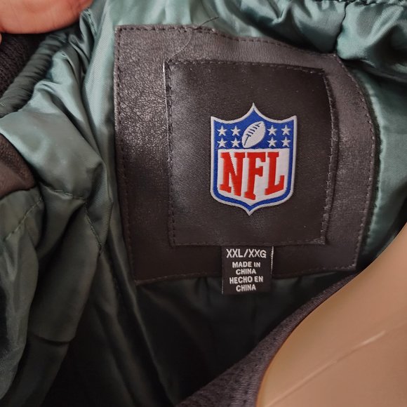 NFL New York Jets Varsity Jacket, Black, 2X-Large XXL Mens G-III Sports - Picture 8 of 12